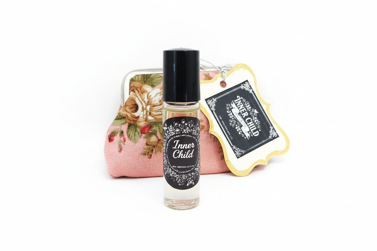 INNER CHILD PERFUME OIL - Pink Floral Purse