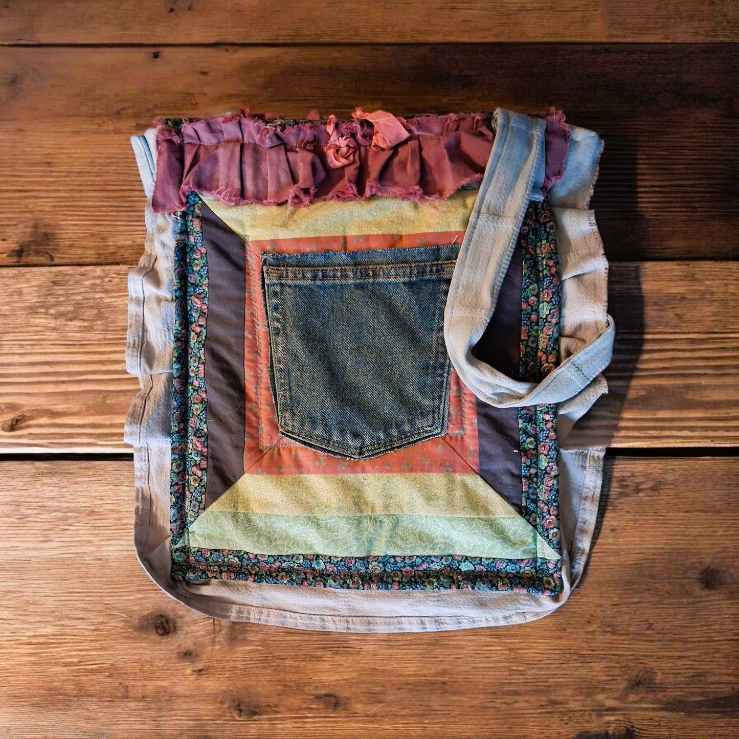 Boho Shabby Chic Patchwork Handbag