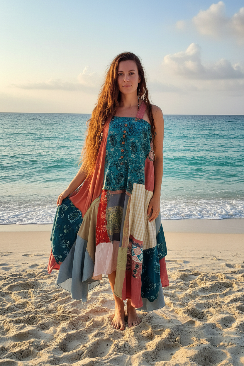 GYPSY SOUL | BoHo Apron Dress | O/S