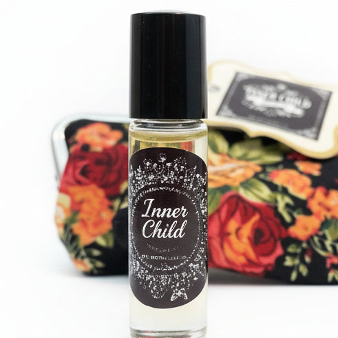 INNER CHILD PERFUME OIL | Black Floral Purse