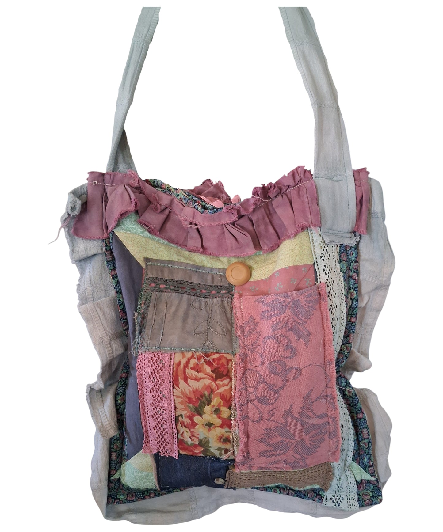 Boho Shabby Chic Patchwork Handbag
