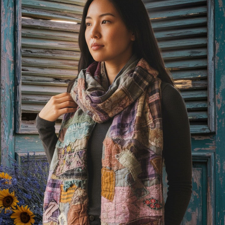Artistry Scarf - Faded Blues