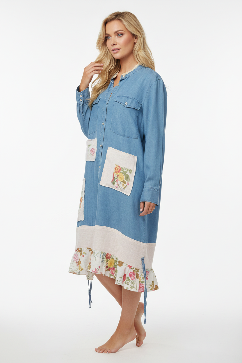 Blonde model - three-quarter