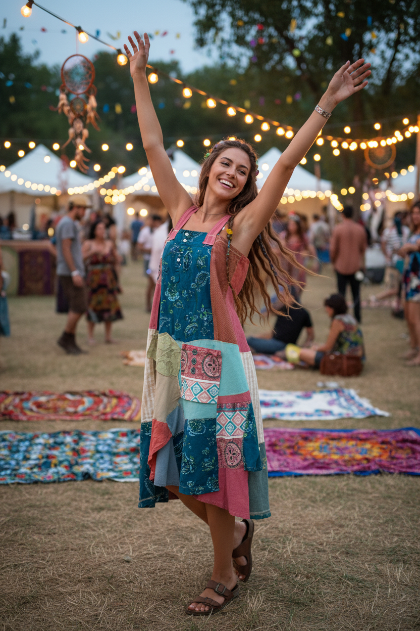 GYPSY SOUL | BoHo Apron Dress | O/S
