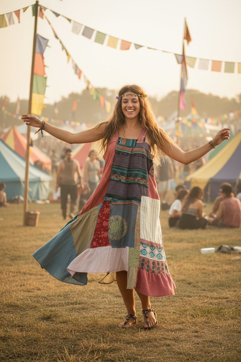 GYPSY SOUL | BoHo Apron Dress | O/S