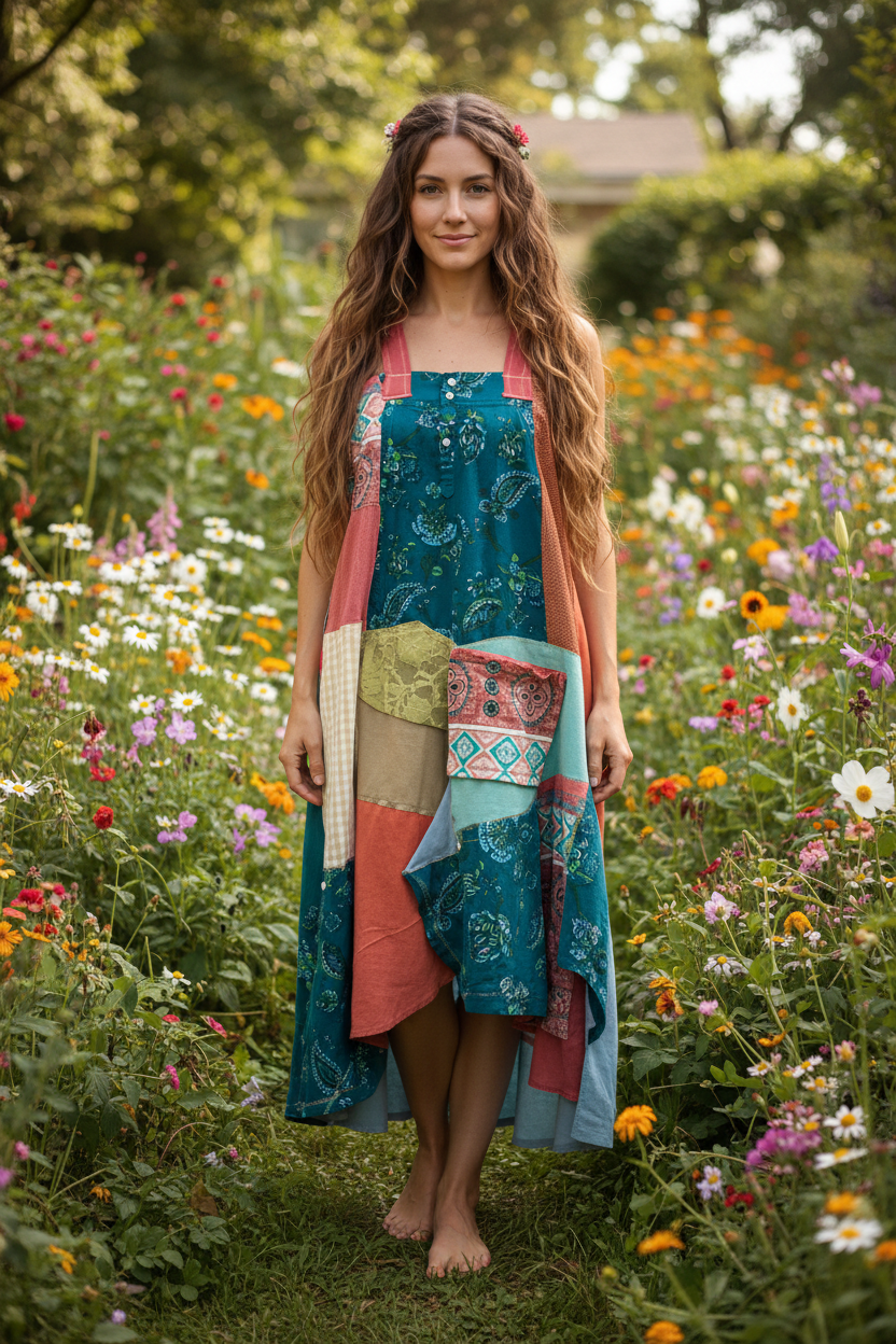 GYPSY SOUL | BoHo Apron Dress | O/S