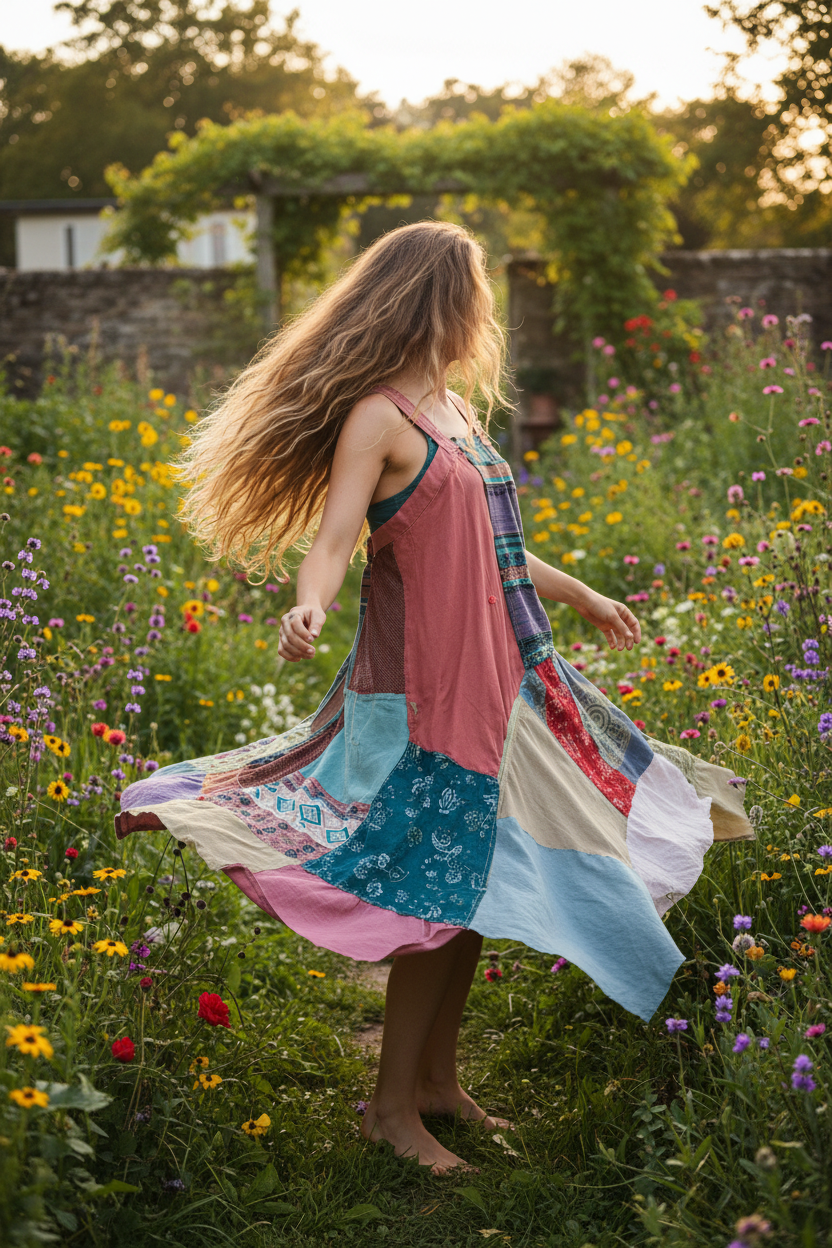 GYPSY SOUL | BoHo Apron Dress | O/S