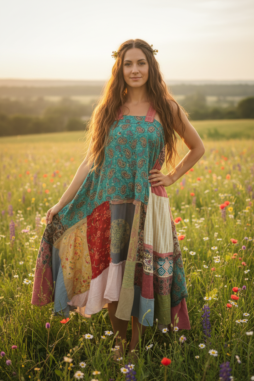 GYPSY SOUL | BoHo Apron Dress | O/S